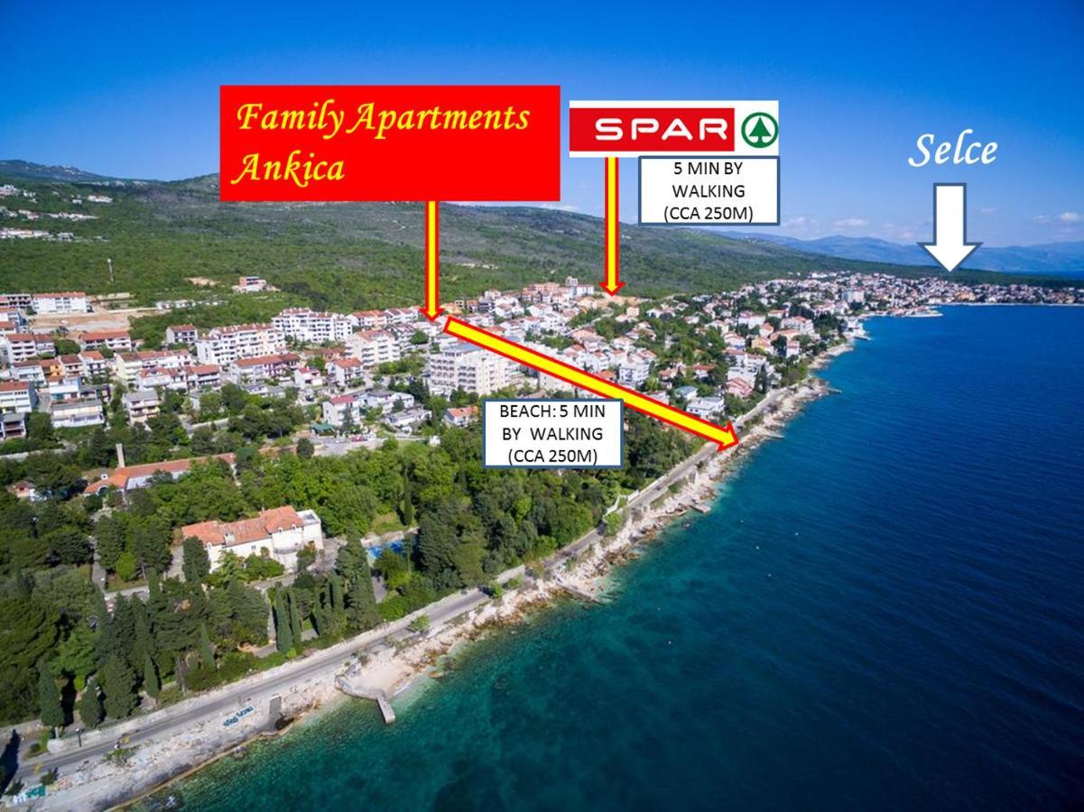 Family Apartments Ankica Crikvenica Kültér fotó